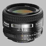 Nikon 50mm f/1.4D AF Nikkor objektiv
